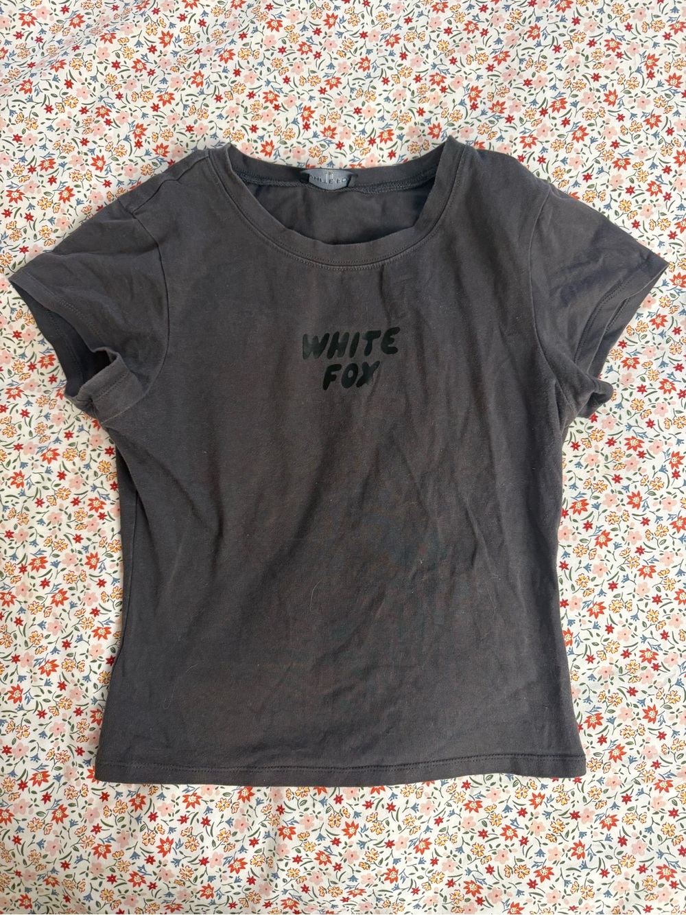 White Fox Baby Tee